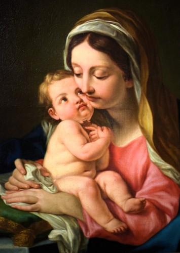 Tableaux et dessins Tableaux XVIIIe siècle - La Vierge à l'Enfant - Atelier de Carlo Cignani (1628 – 1719)